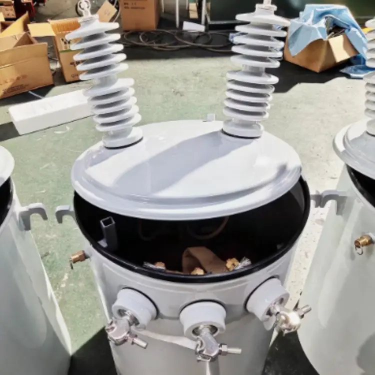 Single-Phase Overhead Type Pole Mounted Mild Steel Distribution Power Transformers4